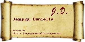 Jagyugy Daniella névjegykártya